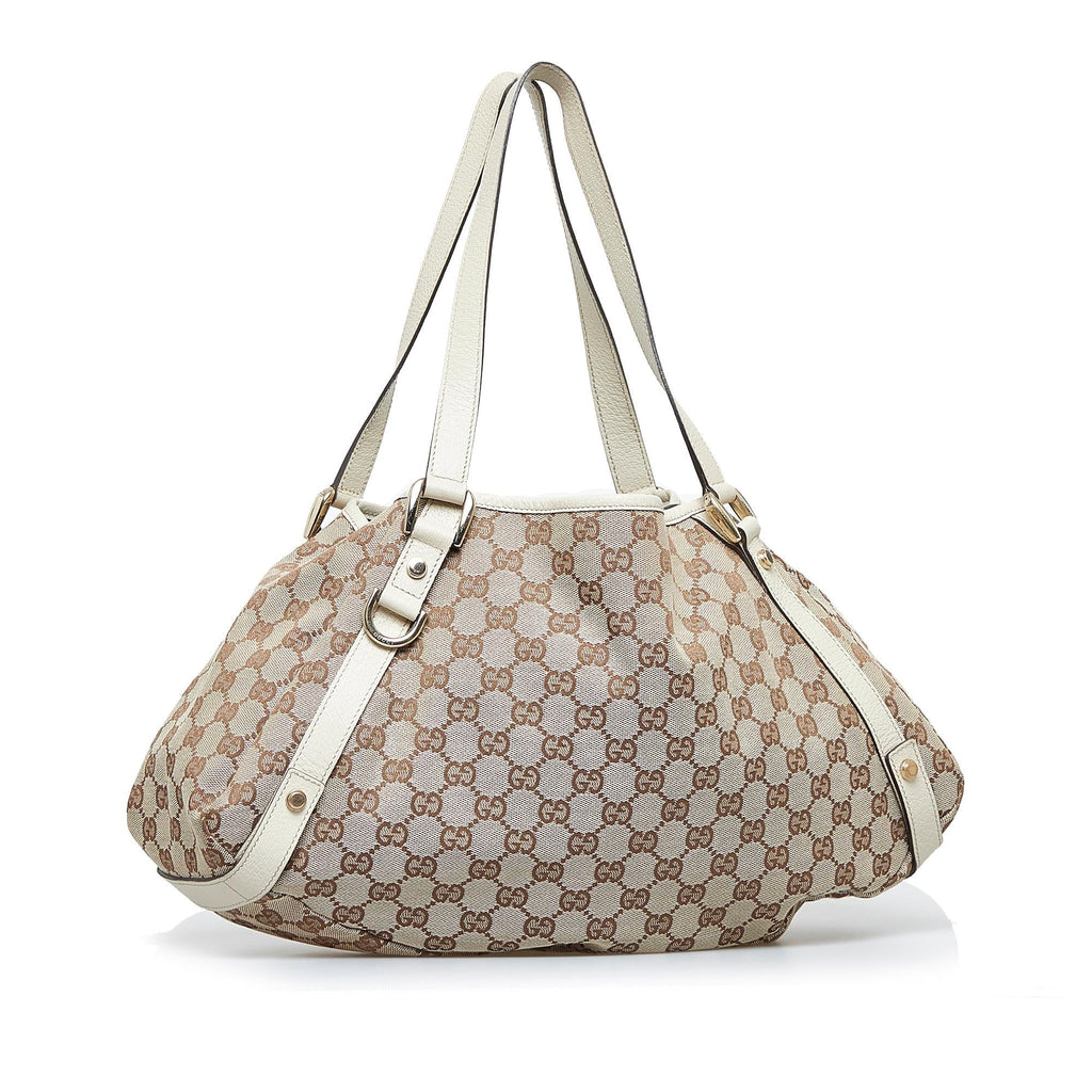 Gucci GG Canvas Abbey D-Ring Shoulder Bag (SHG-eDWQbG)