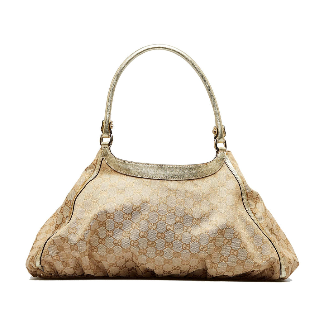 Gucci GG Canvas Abbey D-Ring Shoulder Bag (SHG-2AQsfI)