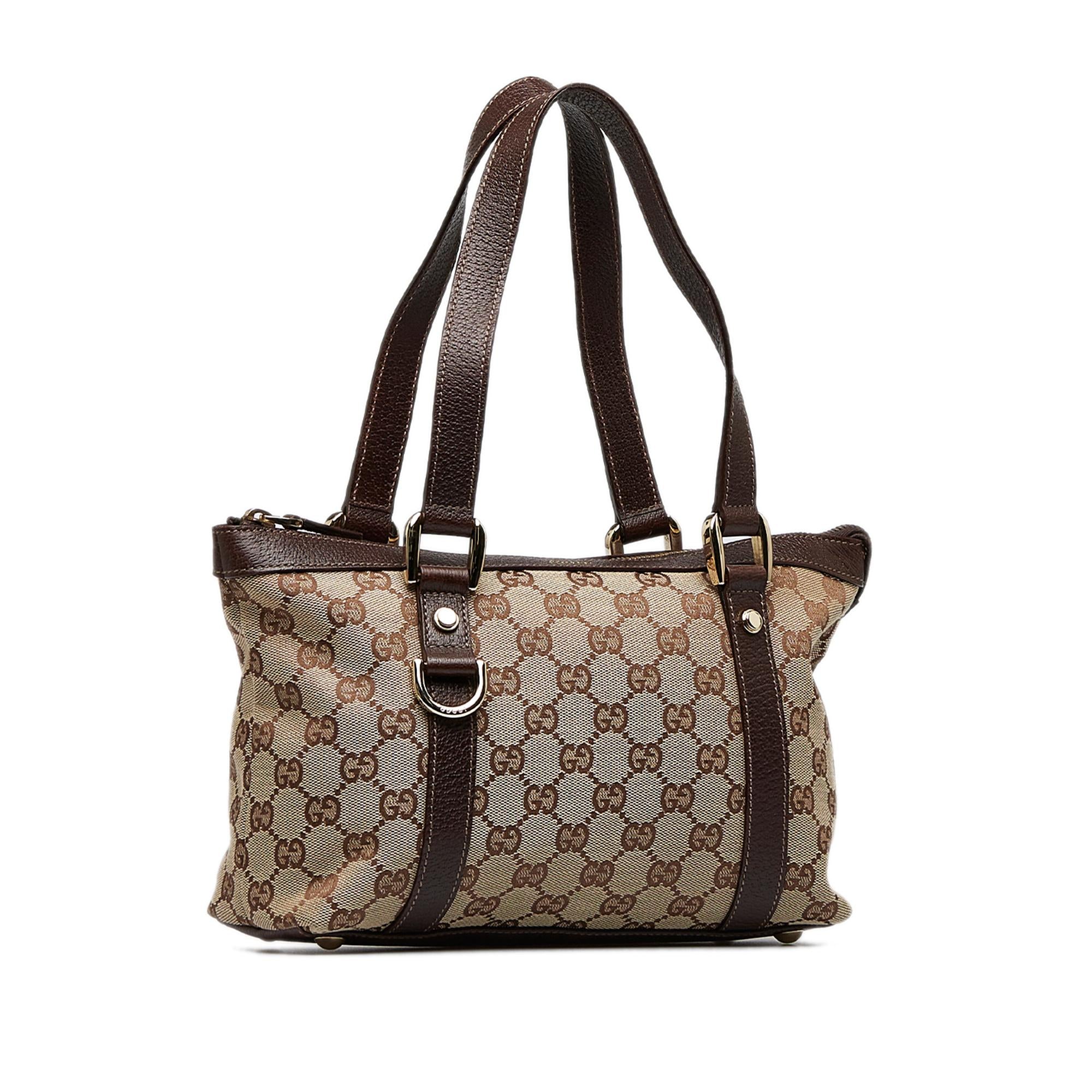 Gucci GG Canvas Abbey D-Ring Shoulder Bag (SHG-rkCvPr)