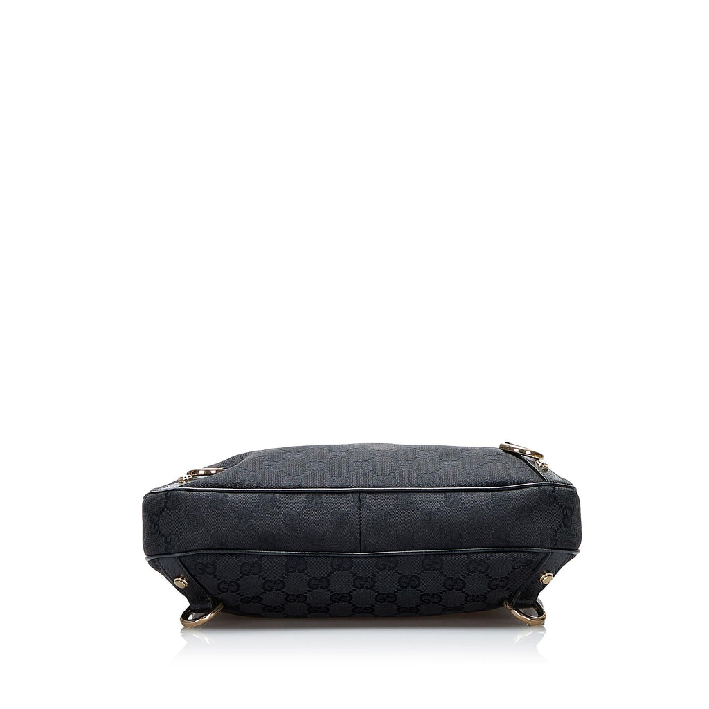 Gucci GG Canvas Abbey D-Ring Shoulder Bag (SHG-scUs6s)