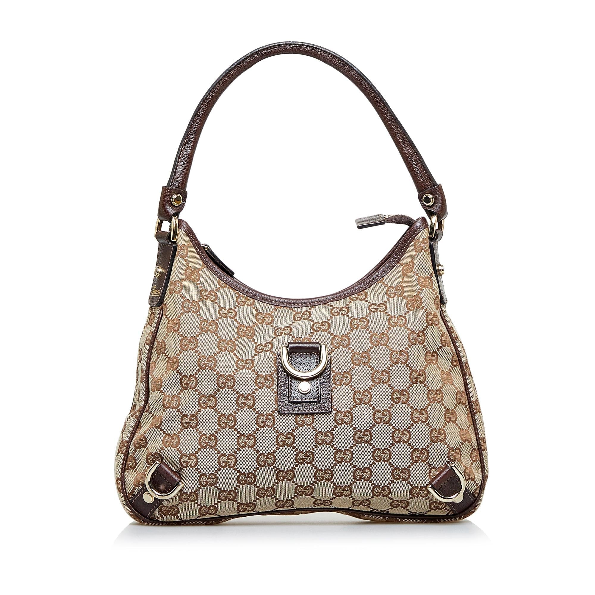 Gucci GG Canvas Abbey D-Ring Shoulder Bag (SHG-eLZmsk)