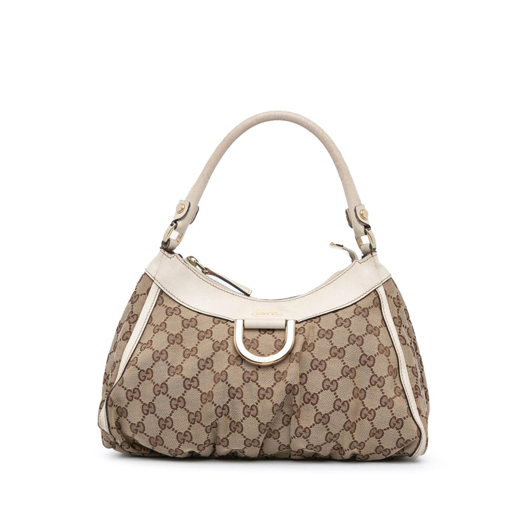 Gucci GG Canvas Abbey D Ring Shoulder Bag (SHG-zGCUXi)