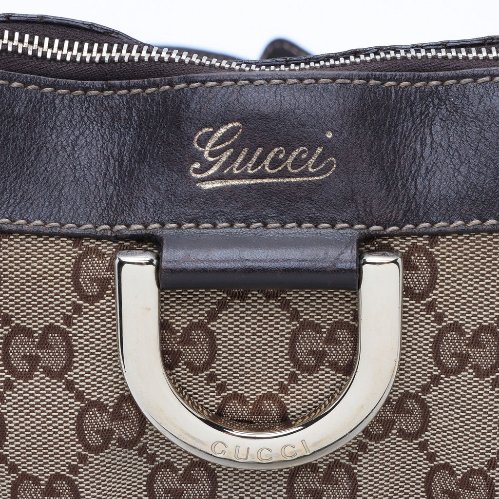 Gucci GG Canvas Abbey D Ring Small Crossbody Bag (SHF-FW1BDF)