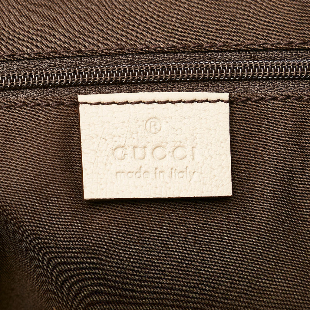 Gucci Gucci Canvas Abbey D- Ring Tote Bag (SHG-26005)