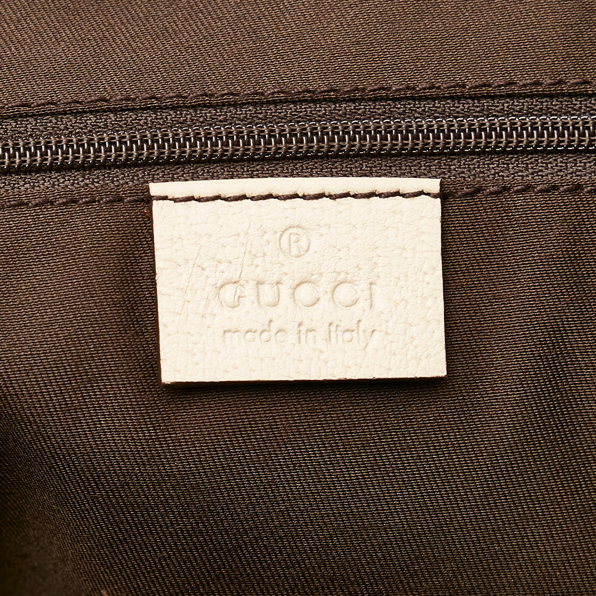 Gucci Gucci Canvas Abbey D- Ring Tote Bag (SHG-26005)