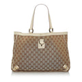 Gucci GG Canvas Abbey D- Ring Tote Bag (SHG-29462)