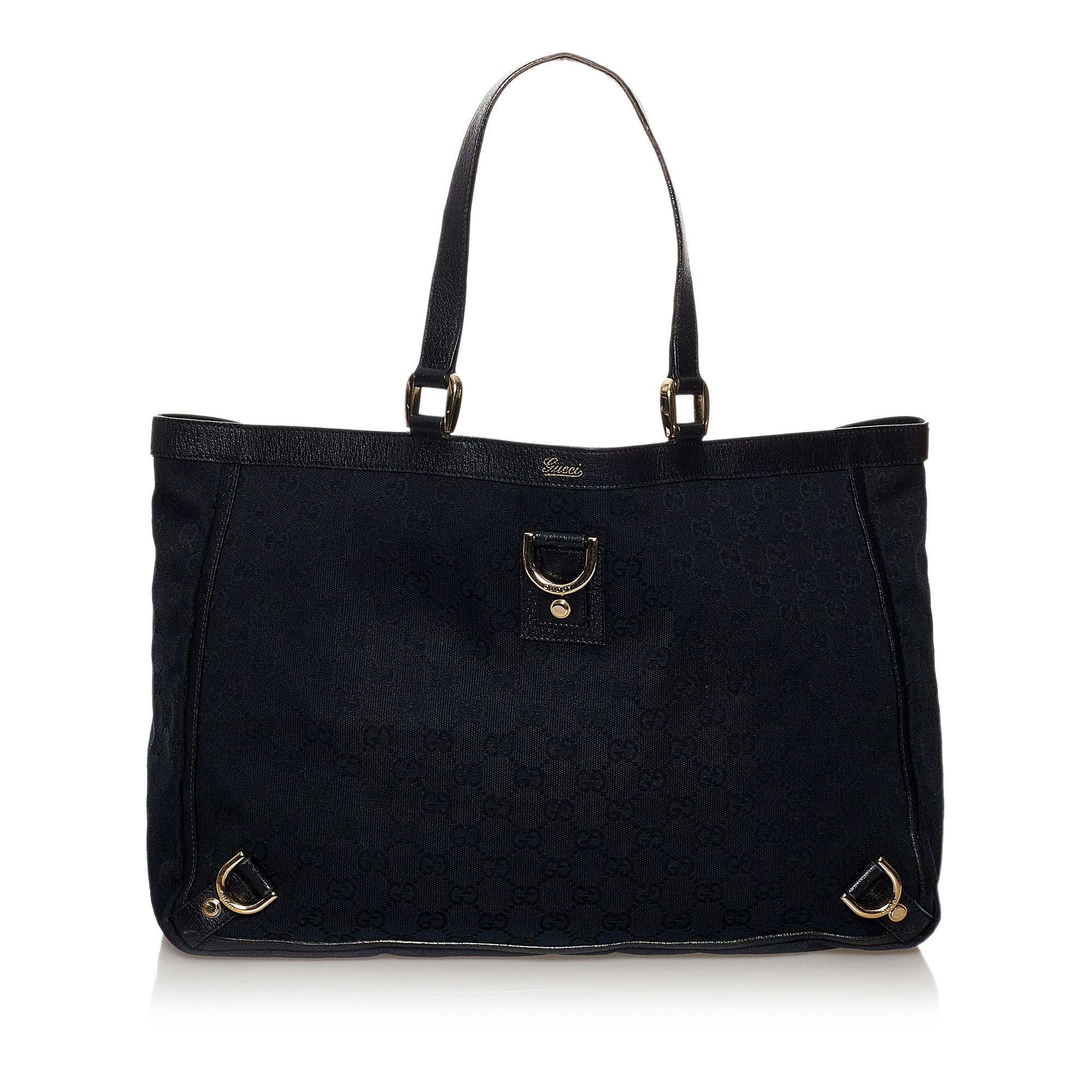 Gucci GG Canvas Abbey D- Ring Tote Bag (SHG-29845)