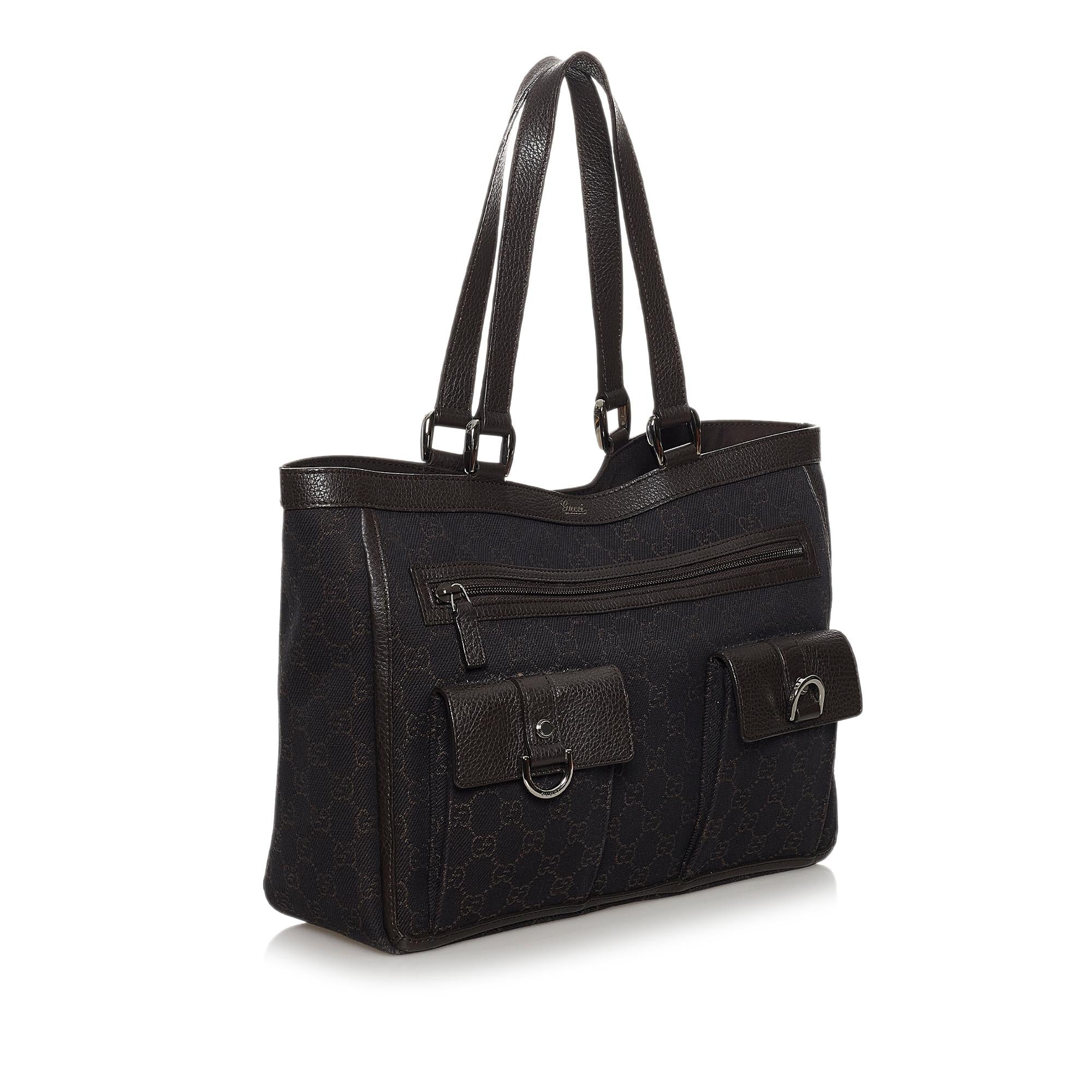 Gucci GG Canvas Abbey D-Ring Tote Bag (SHG-30709)