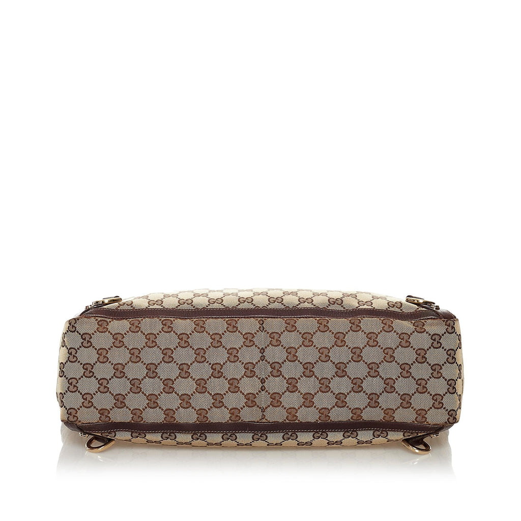 Gucci GG Canvas Abbey D-Ring Tote Bag (SHG-32696)