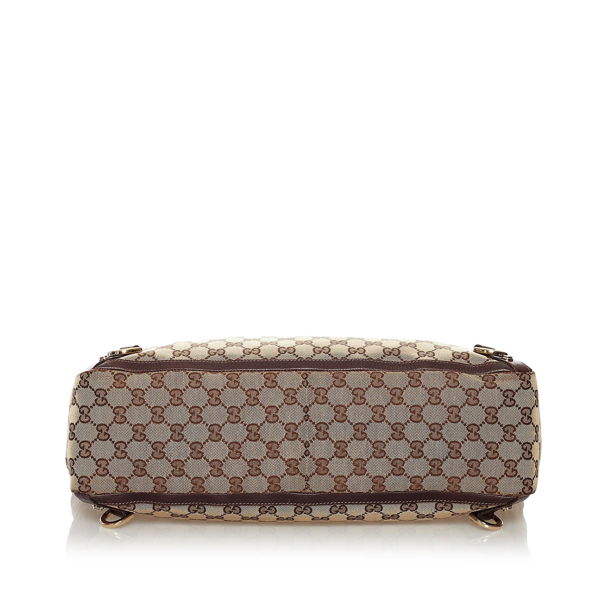 Gucci GG Canvas Abbey D-Ring Tote Bag (SHG-32696)