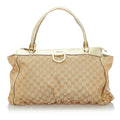 Gucci GG Canvas Abbey-D Ring Tote Bag (SHG-32914)