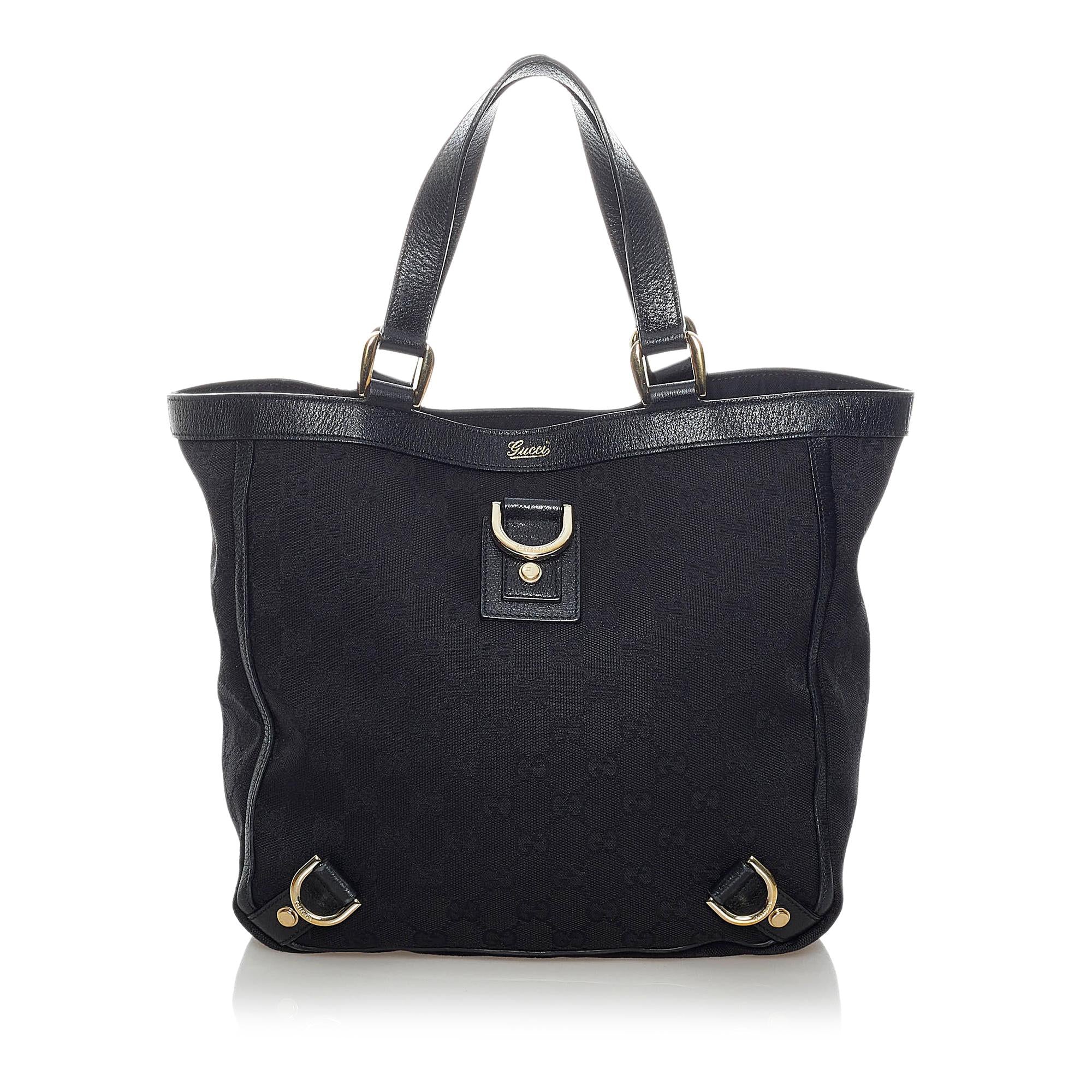 Gucci GG Canvas Abbey D-Ring Tote Bag (SHG-34139)