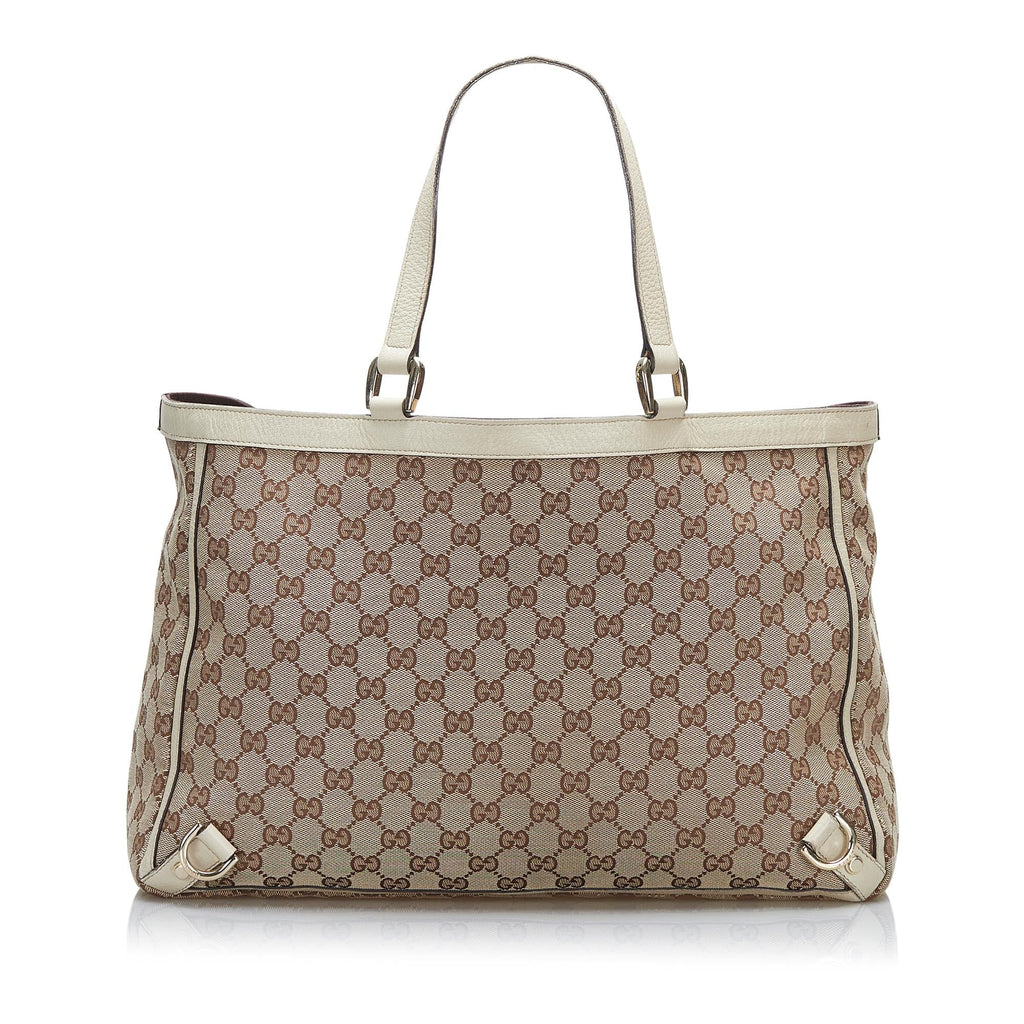 Gucci GG Canvas Abbey D-Ring Tote Bag (SHG-56o92C)