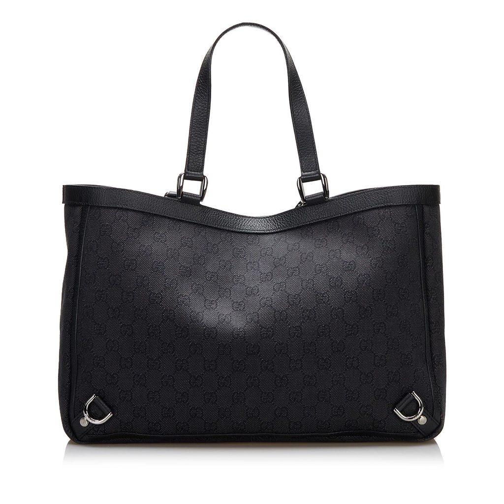 Gucci GG Canvas Abbey D-Ring Tote Bag (SHG-L70aPG)