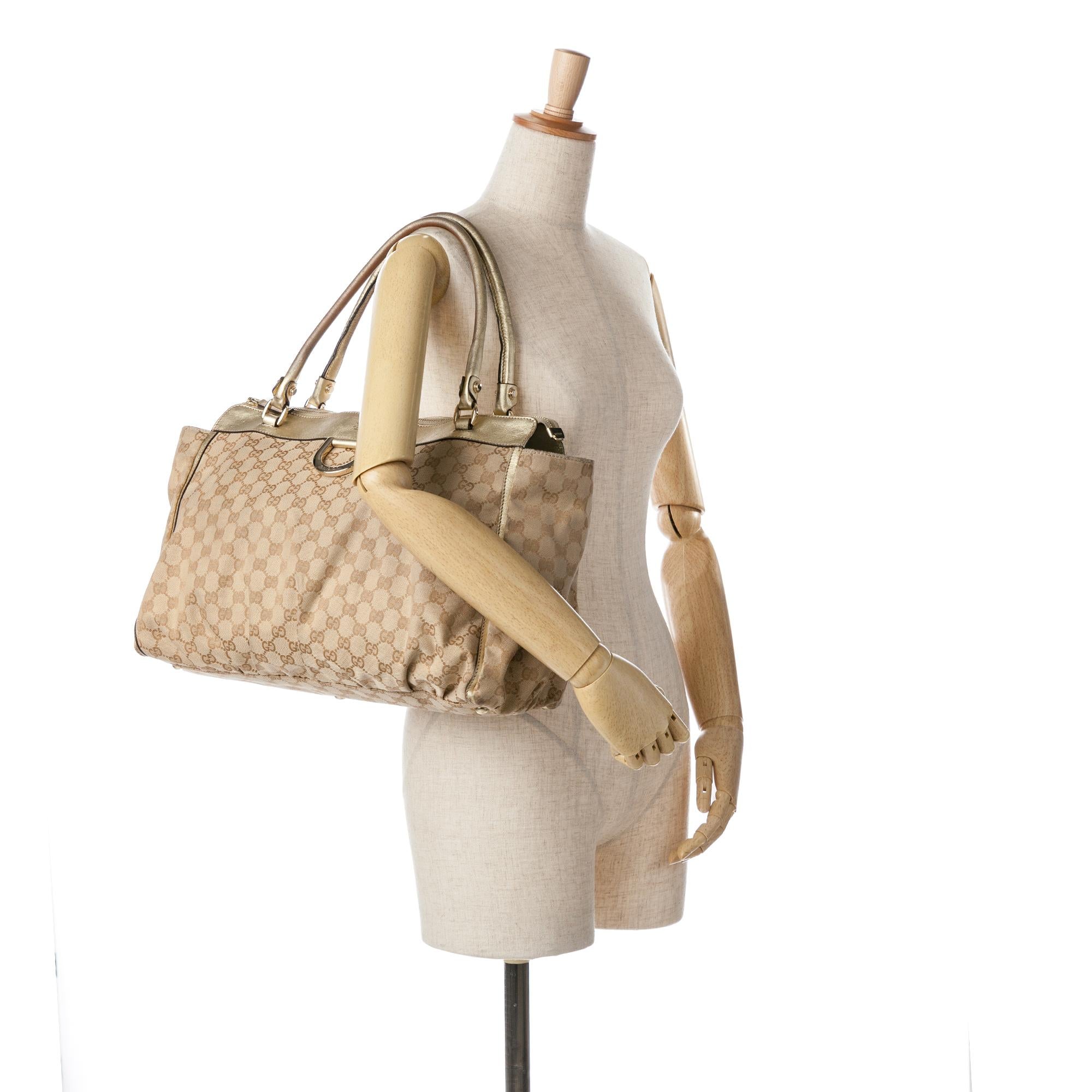 Gucci GG Canvas Abbey D Ring Tote Bag (SHG-Yn7kcN)