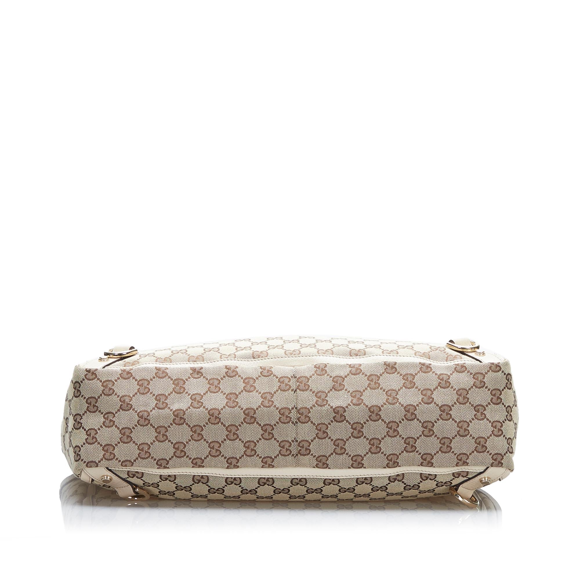 Gucci GG Canvas Abbey D-Ring Tote (SHG-gO6QPU)