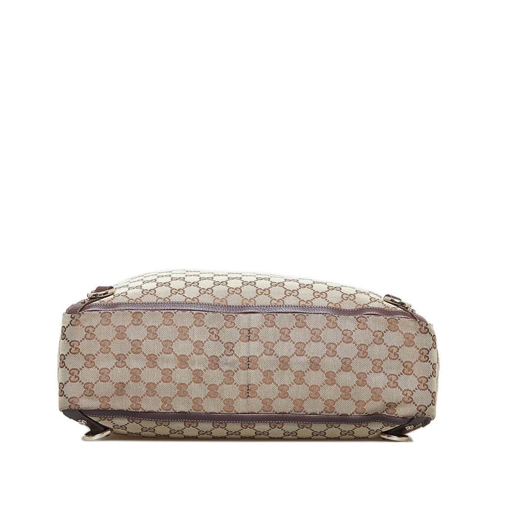 Gucci GG Canvas Abbey D-Ring Tote (SHG-pl2U9i)