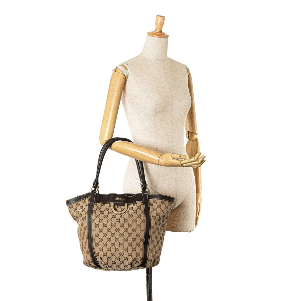 Gucci GG Canvas Abbey D Ring Tote