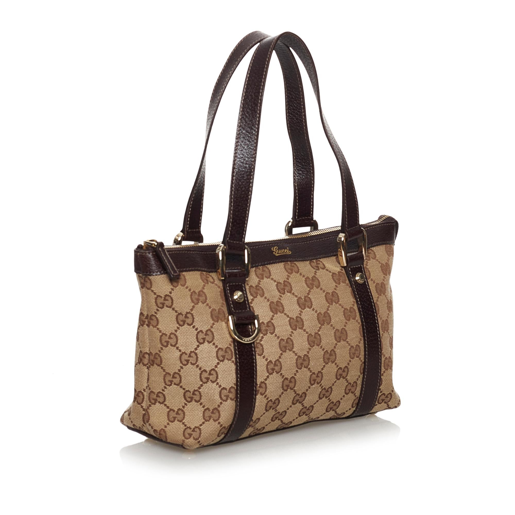 Gucci Gucci Canvas Abbey Handbag (SHG-30658)