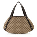 Gucci Gucci Canvas Abbey Medium Shoulder Bag (SHF-19735)