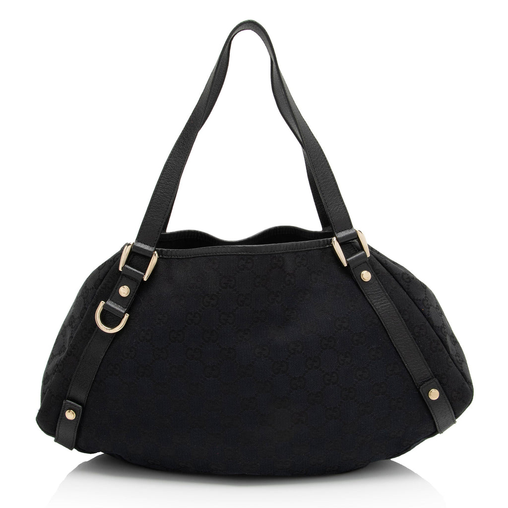 Gucci GG Canvas Abbey Medium Shoulder Bag (SHF-ZLaHNZ)