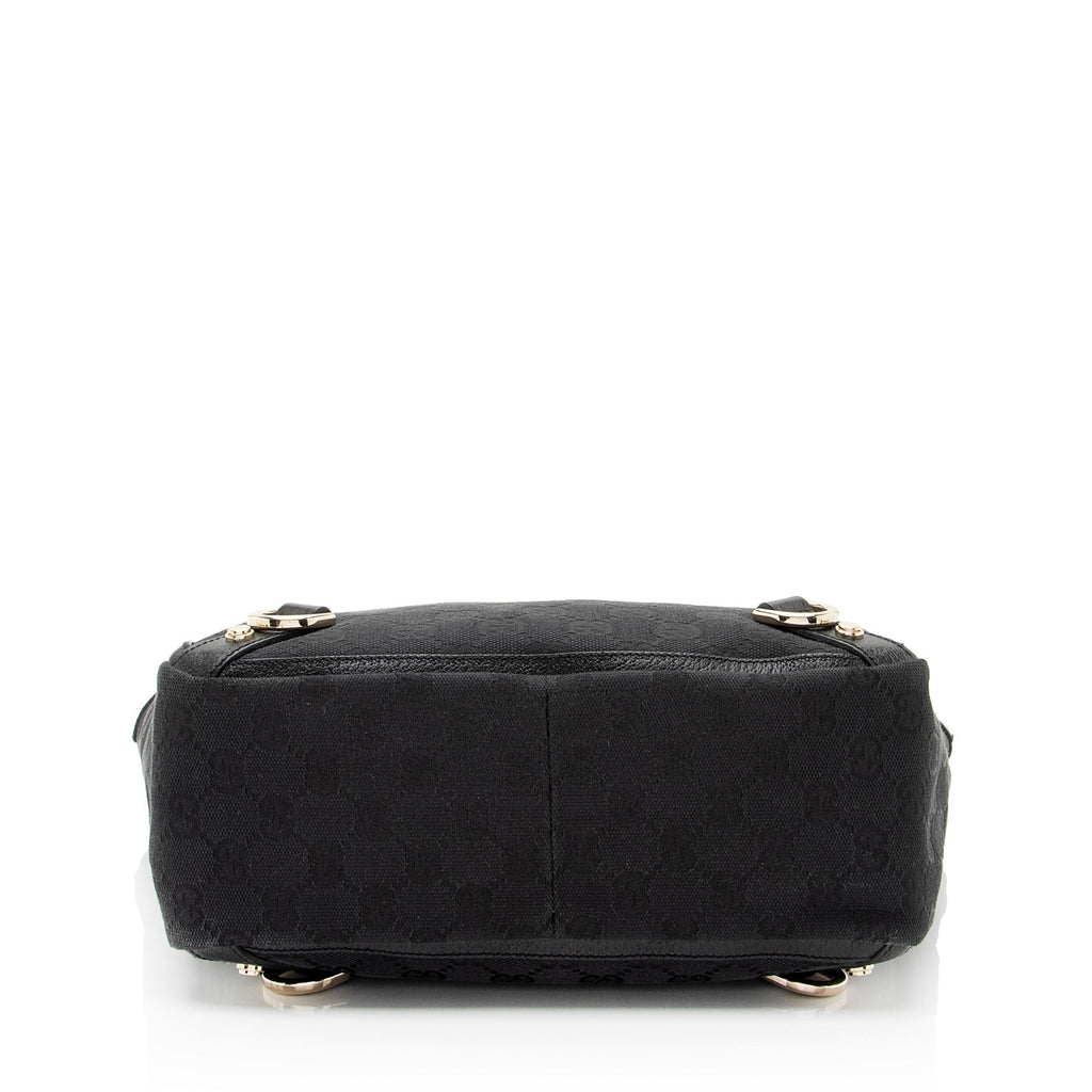 Gucci GG Canvas Abbey Mini Tote (SHF-s1iOWS)
