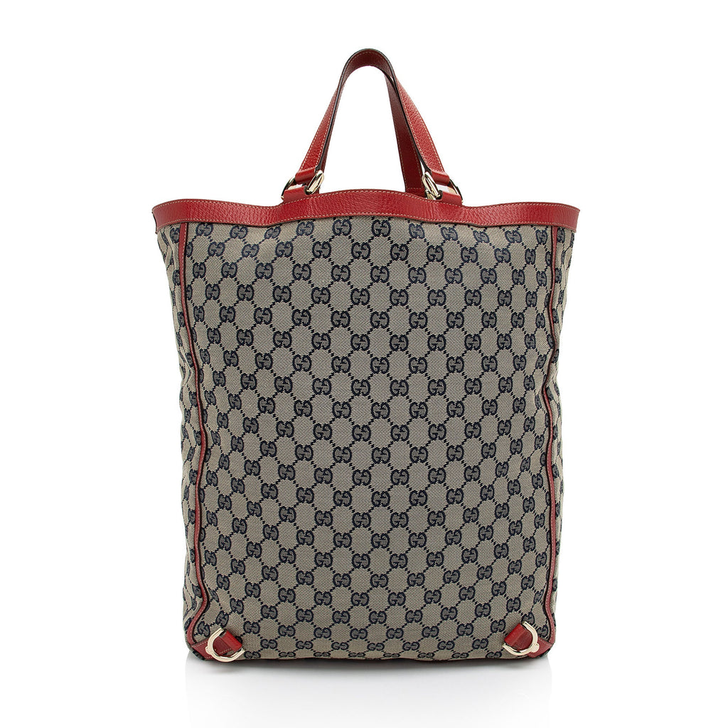 Gucci GG Canvas Abbey D Ring N/S Tote (SHF-cX7Zjk)