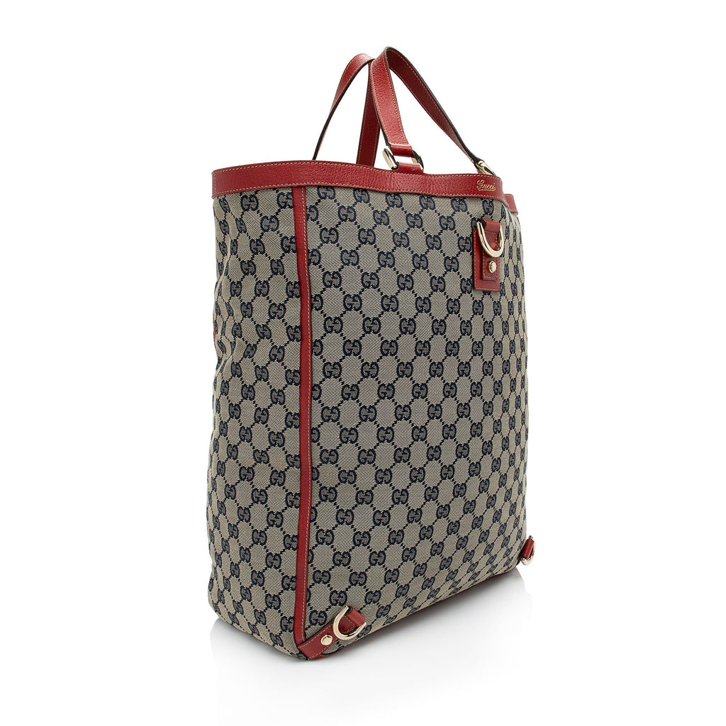 Gucci GG Canvas Abbey D Ring N/S Tote (SHF-cX7Zjk)