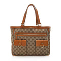 Gucci GG Canvas Abbey Pocket Tote (SHF-22728)