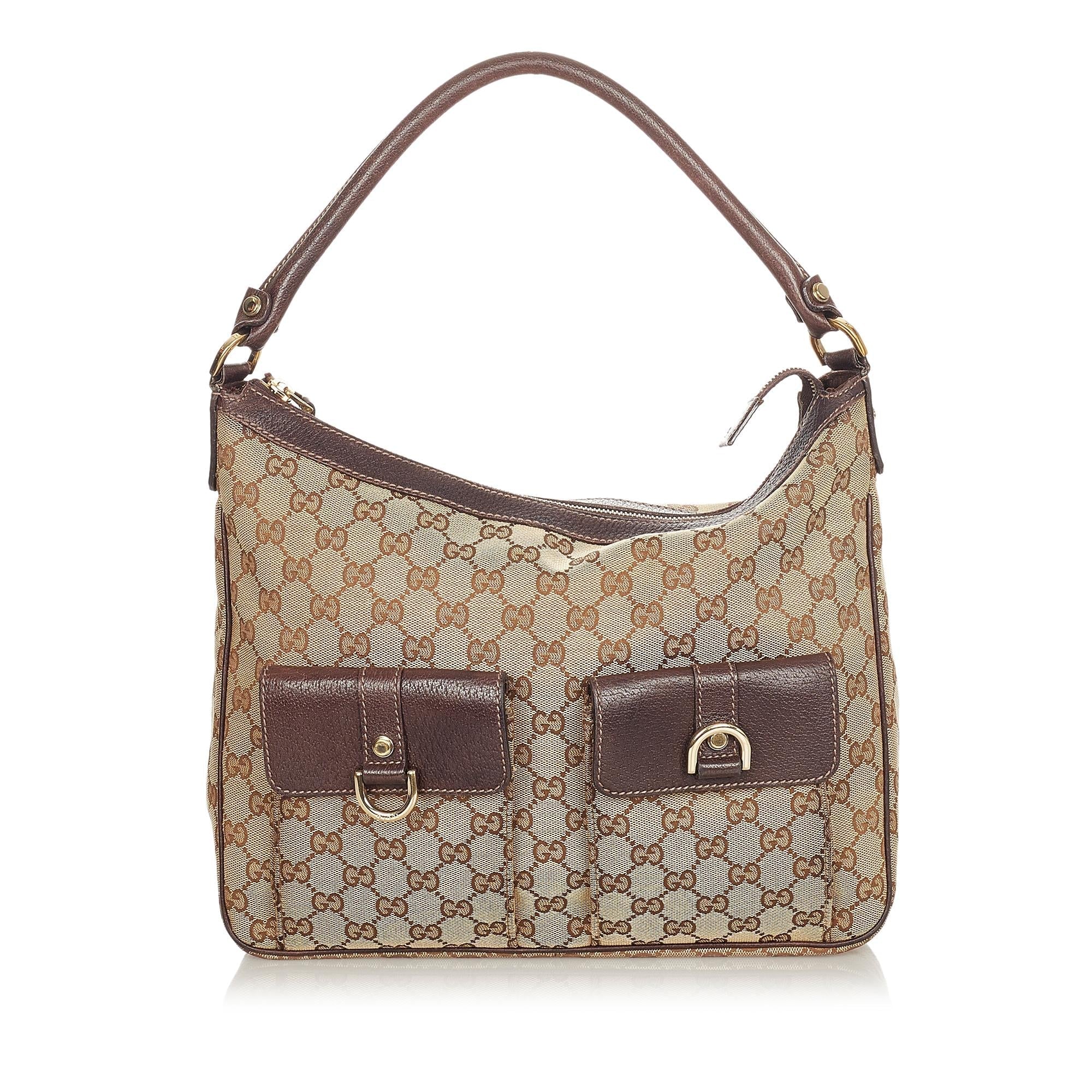 Gucci Gucci Canvas Abbey Shoulder Bag (SHG-32495)