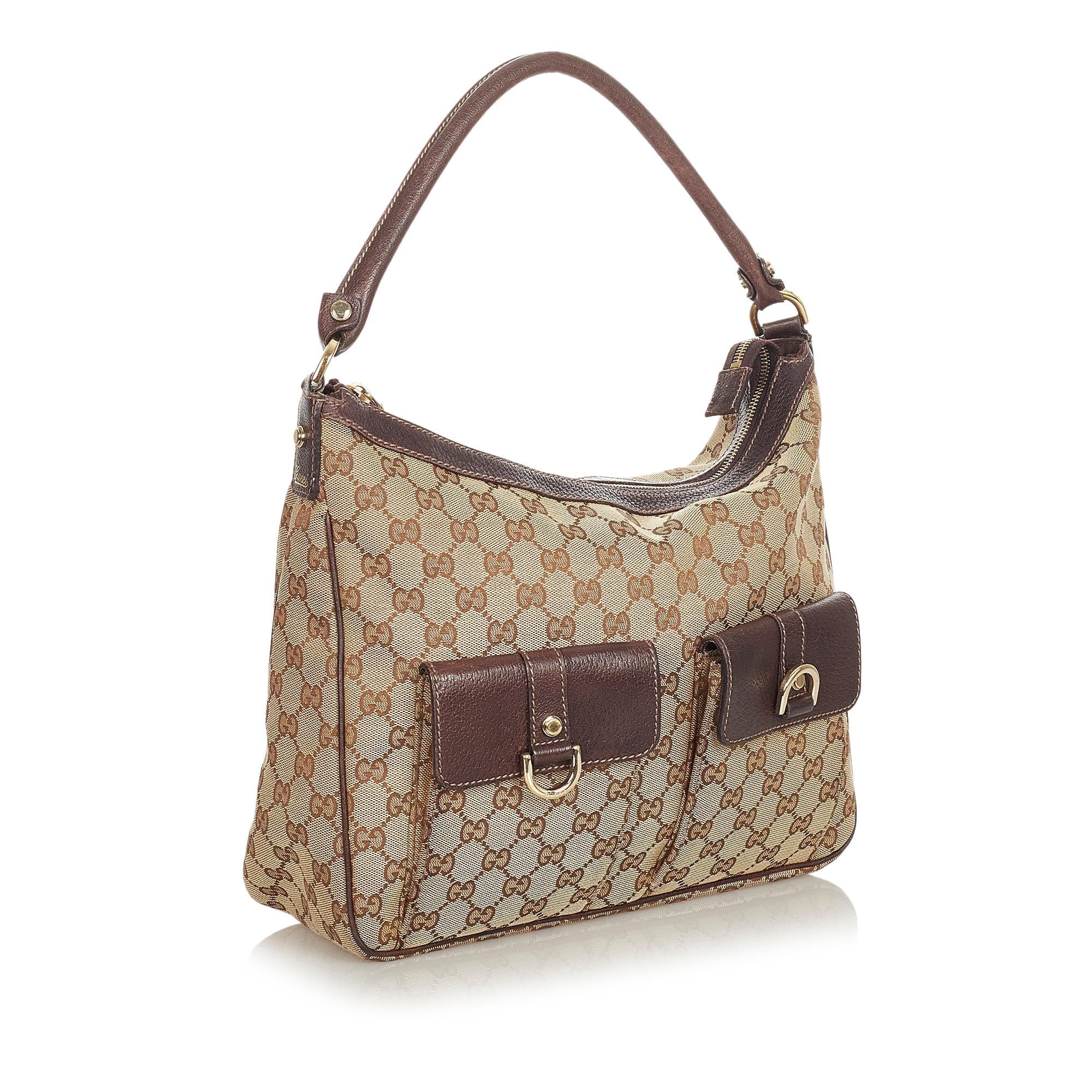 Gucci Gucci Canvas Abbey Shoulder Bag (SHG-32495)