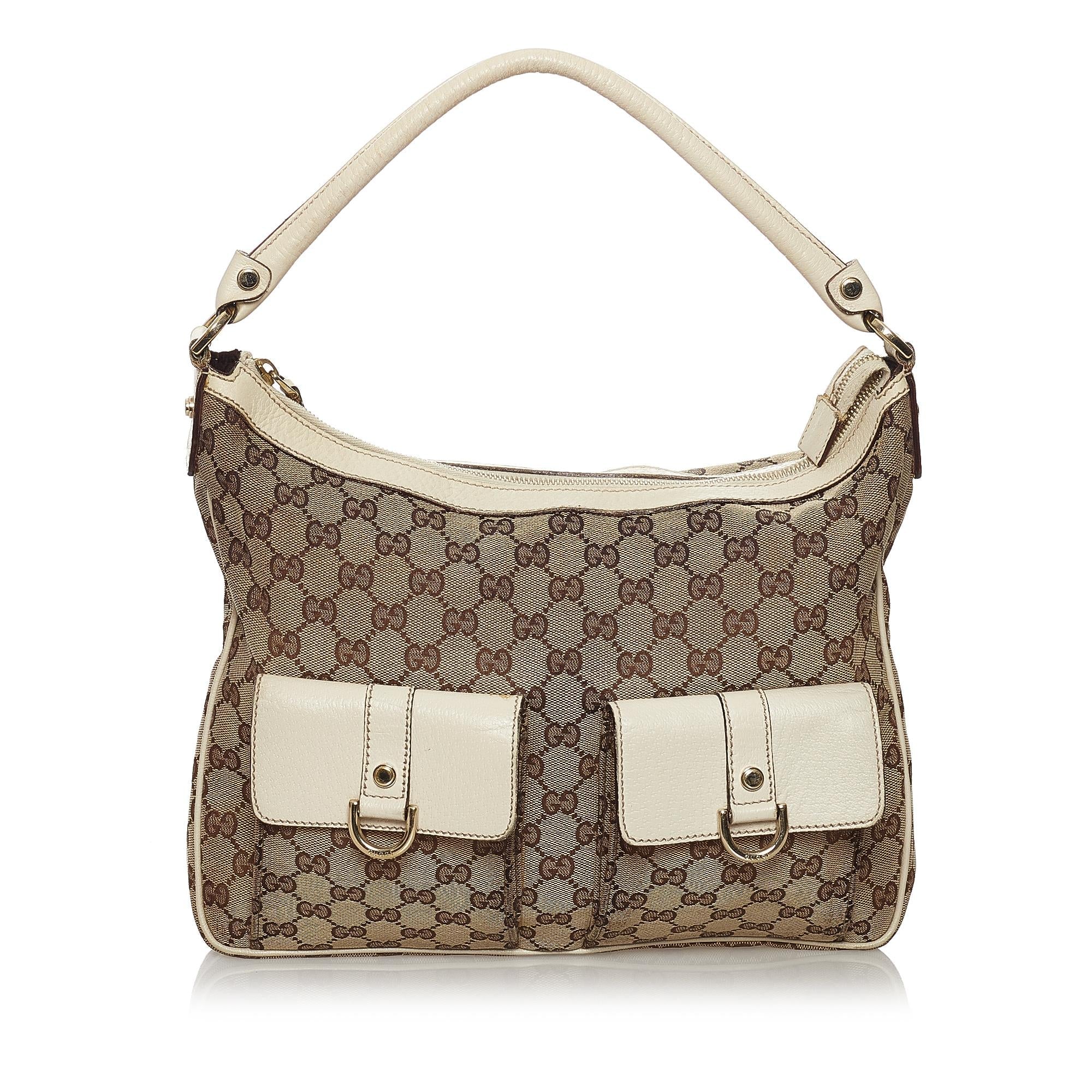 Gucci Gucci Canvas Abbey Shoulder Bag (SHG-34160)