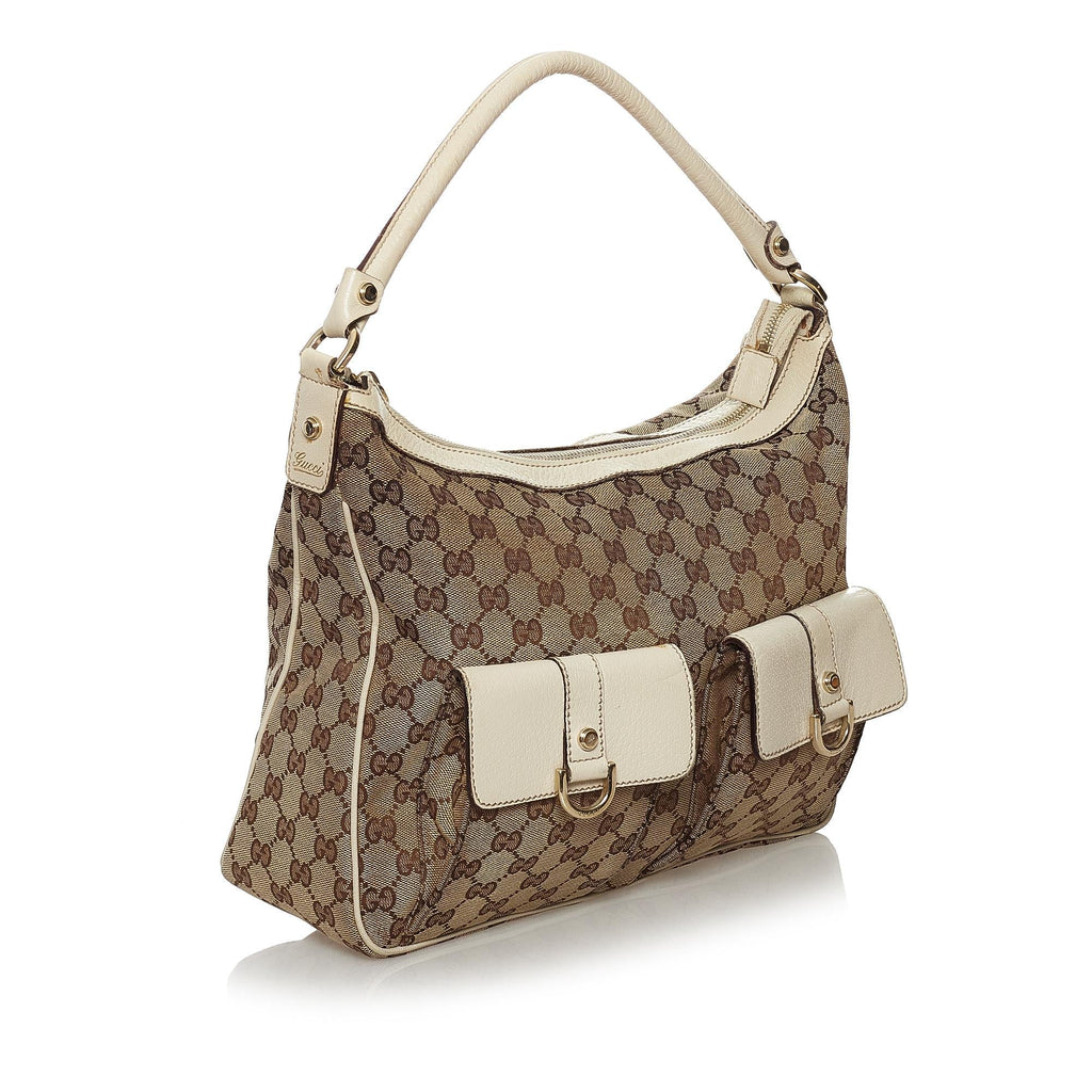 Gucci Gucci Canvas Abbey Shoulder Bag (SHG-34160)