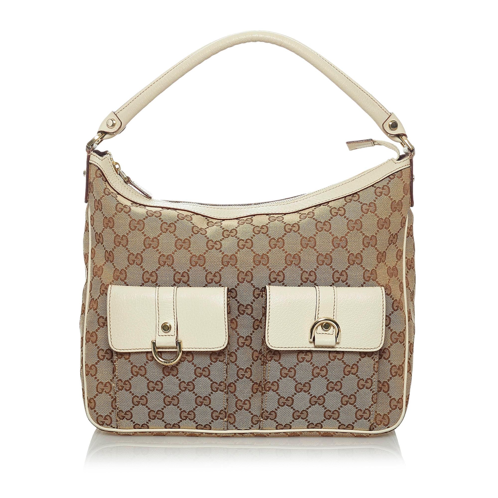 Gucci Gucci Canvas Abbey Shoulder Bag (SHG-34172)