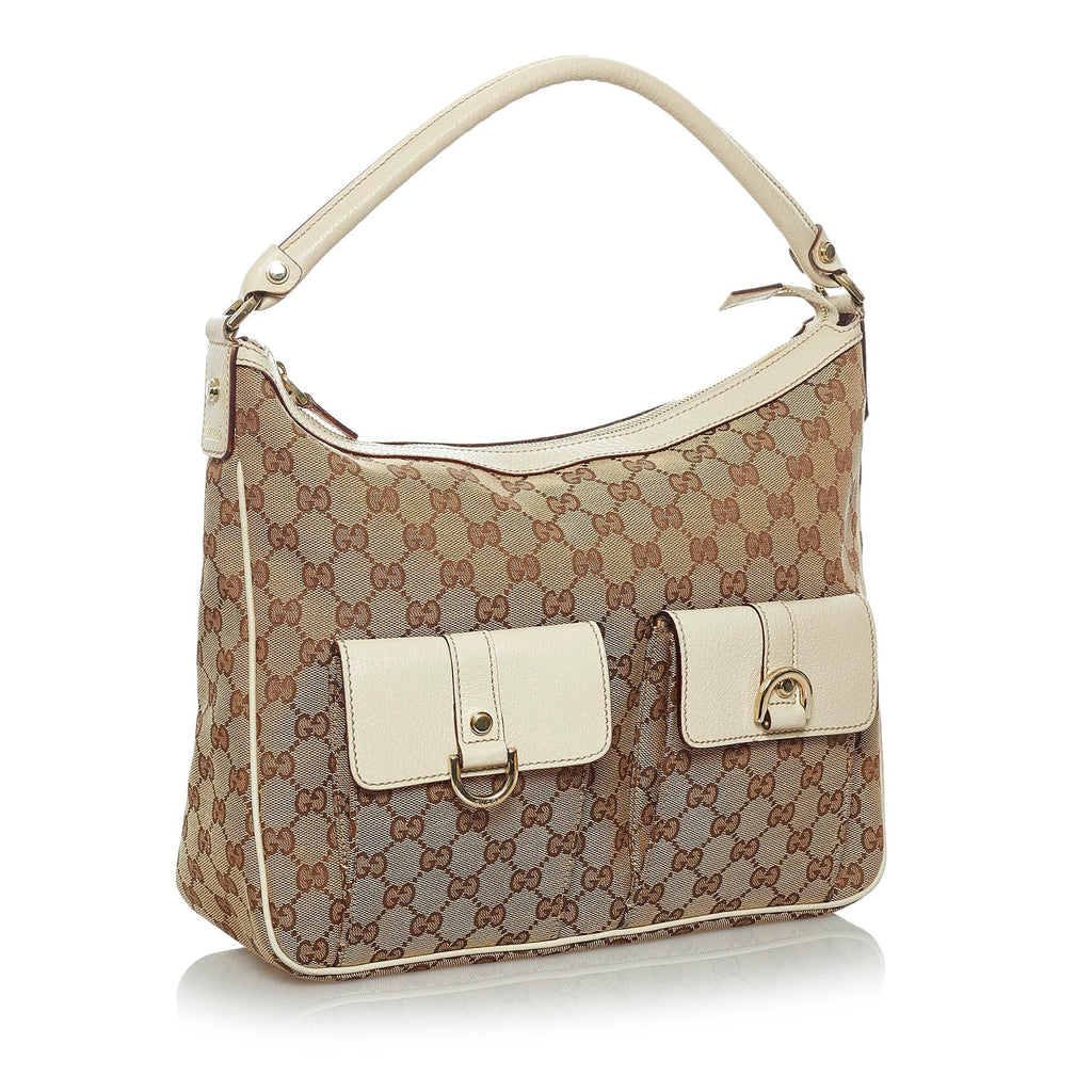 Gucci Gucci Canvas Abbey Shoulder Bag (SHG-34172)