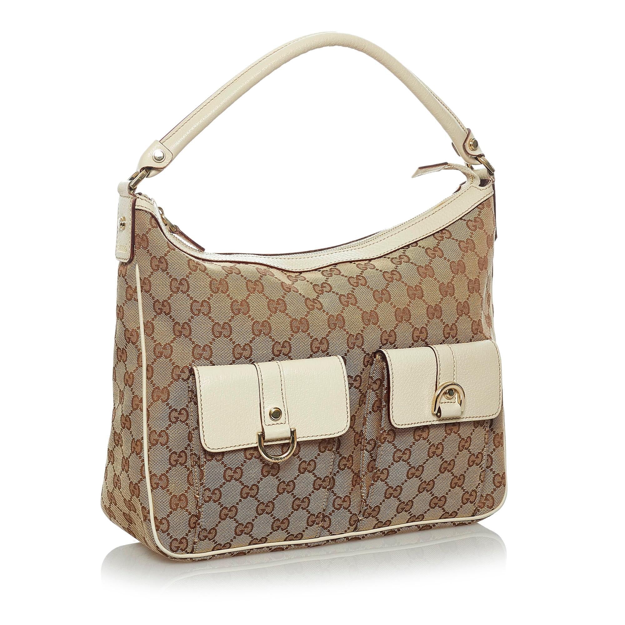 Gucci Gucci Canvas Abbey Shoulder Bag (SHG-34172)