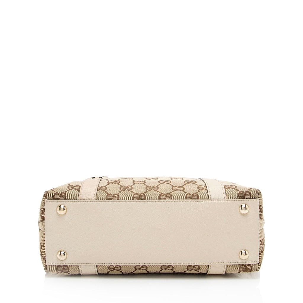 Gucci GG Canvas Abbey Small Tote (SHF-igNoy2)