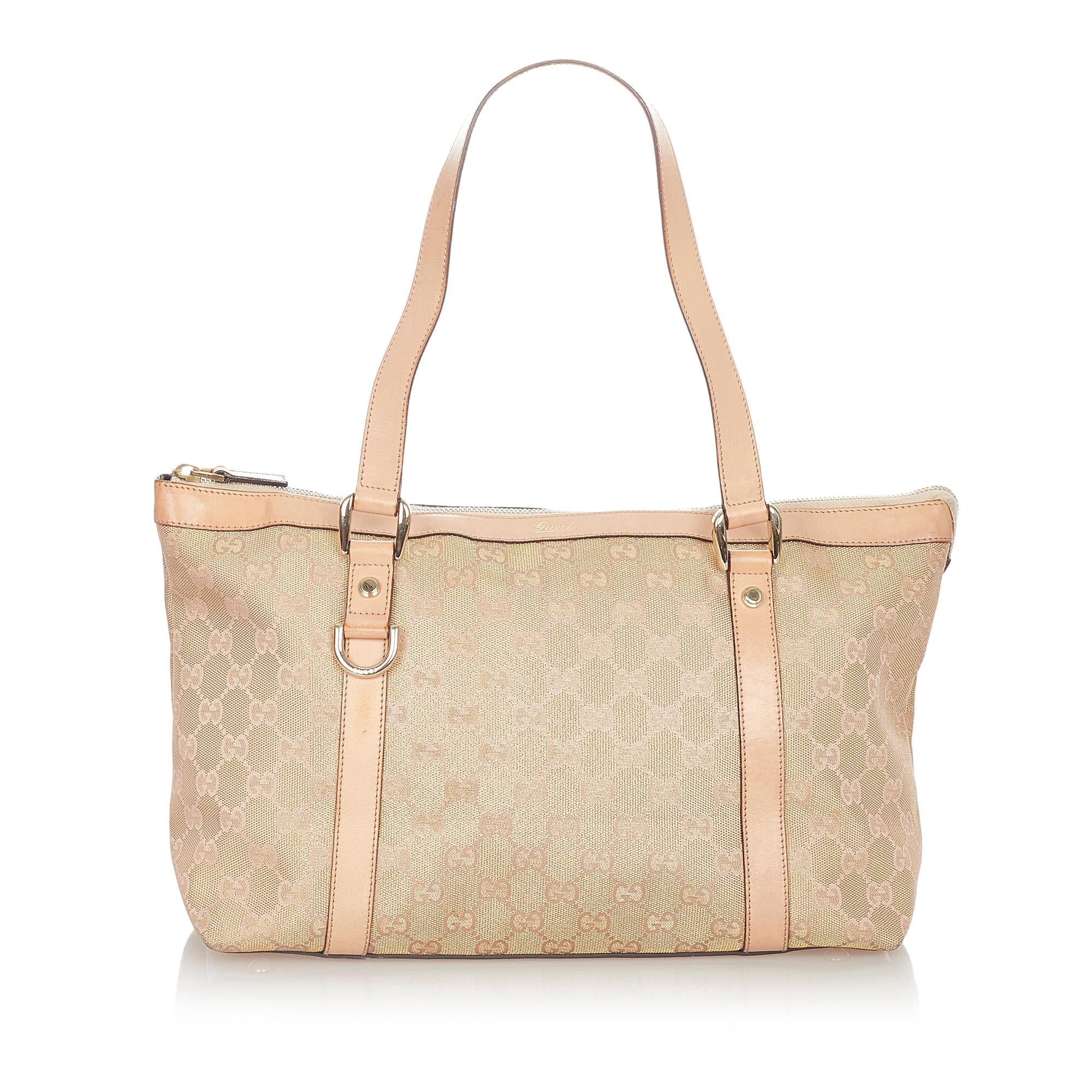 Gucci GG Canvas Abbey Tote Bag (SHG-23743)