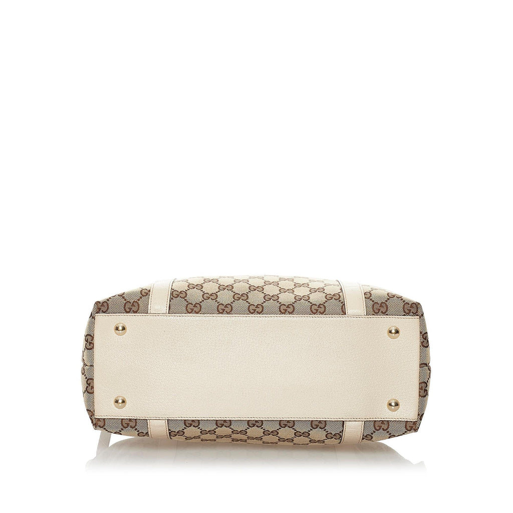 Gucci GG Canvas Abbey Tote Bag (SHG-32489)
