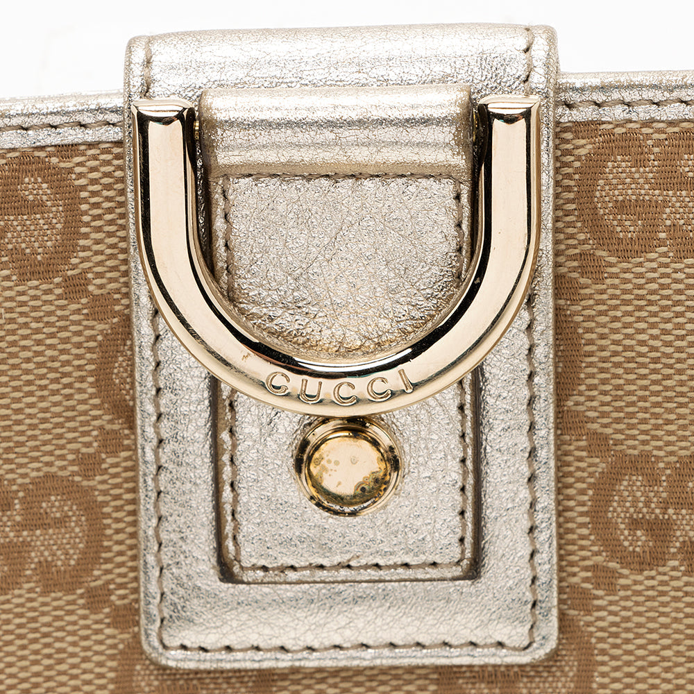 Gucci Gucci Canvas Abbey Wallet (SHF-20729)