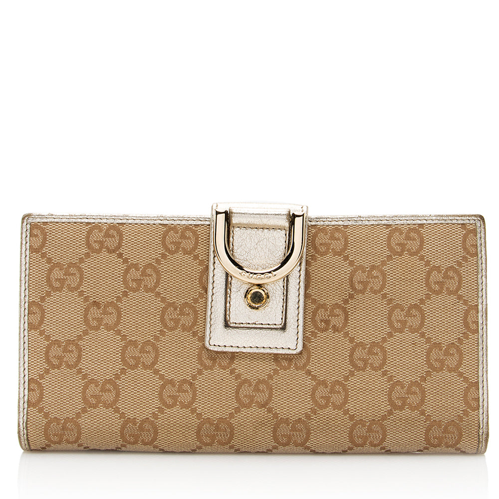 Gucci Gucci Canvas Abbey Wallet (SHF-20729)