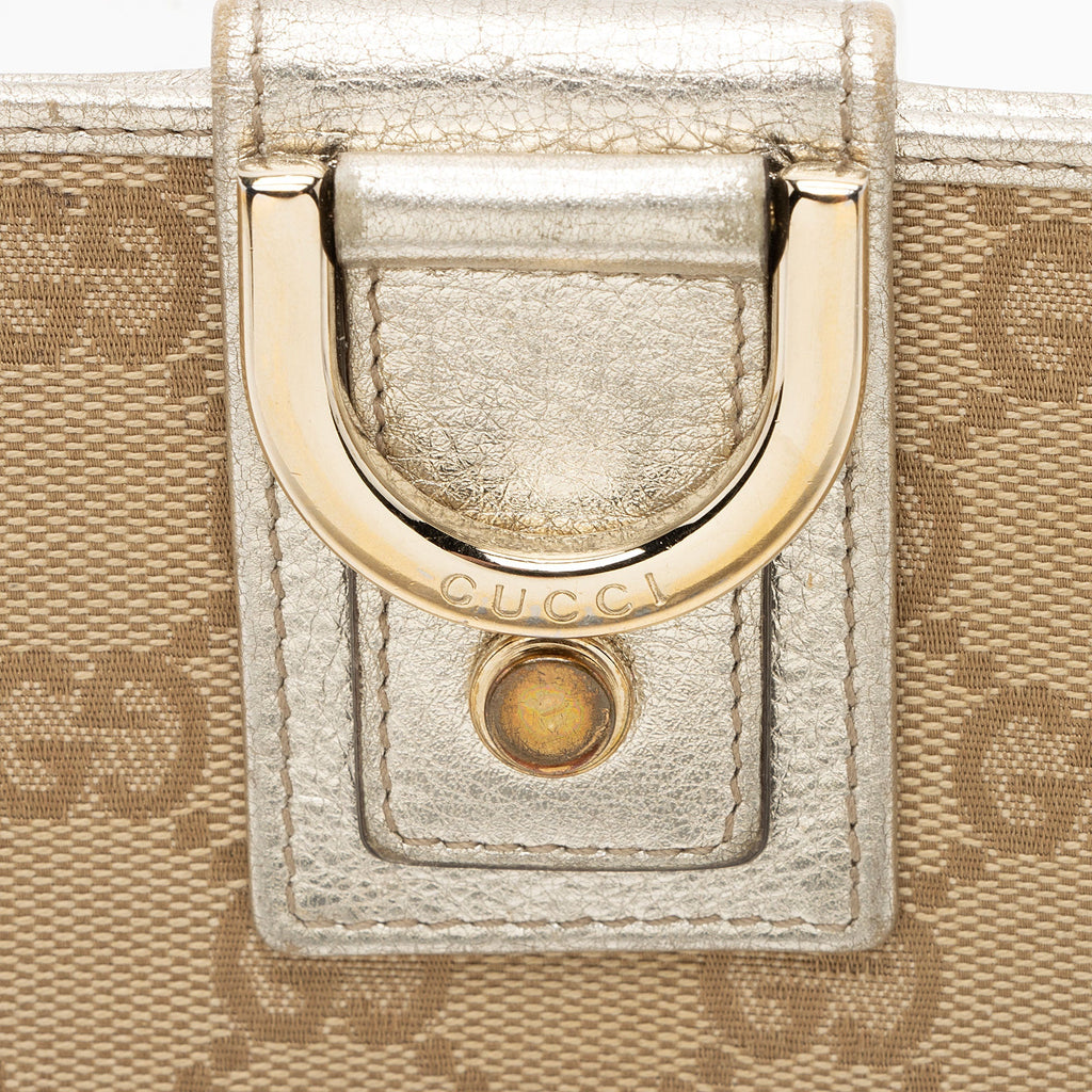 Gucci GG Canvas Abbey Wallet