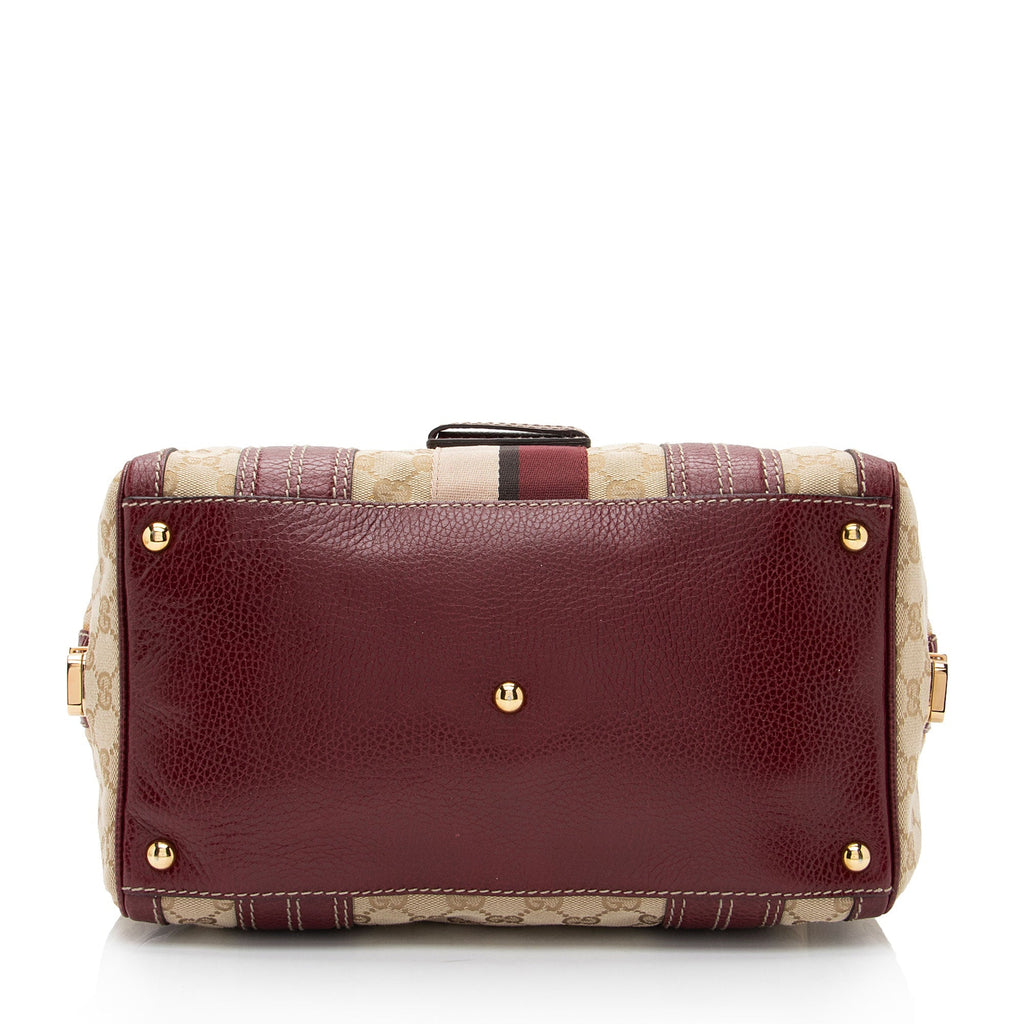 Gucci GG Canvas Aviatrix Medium Boston Bag (SHF-fhPsfN)