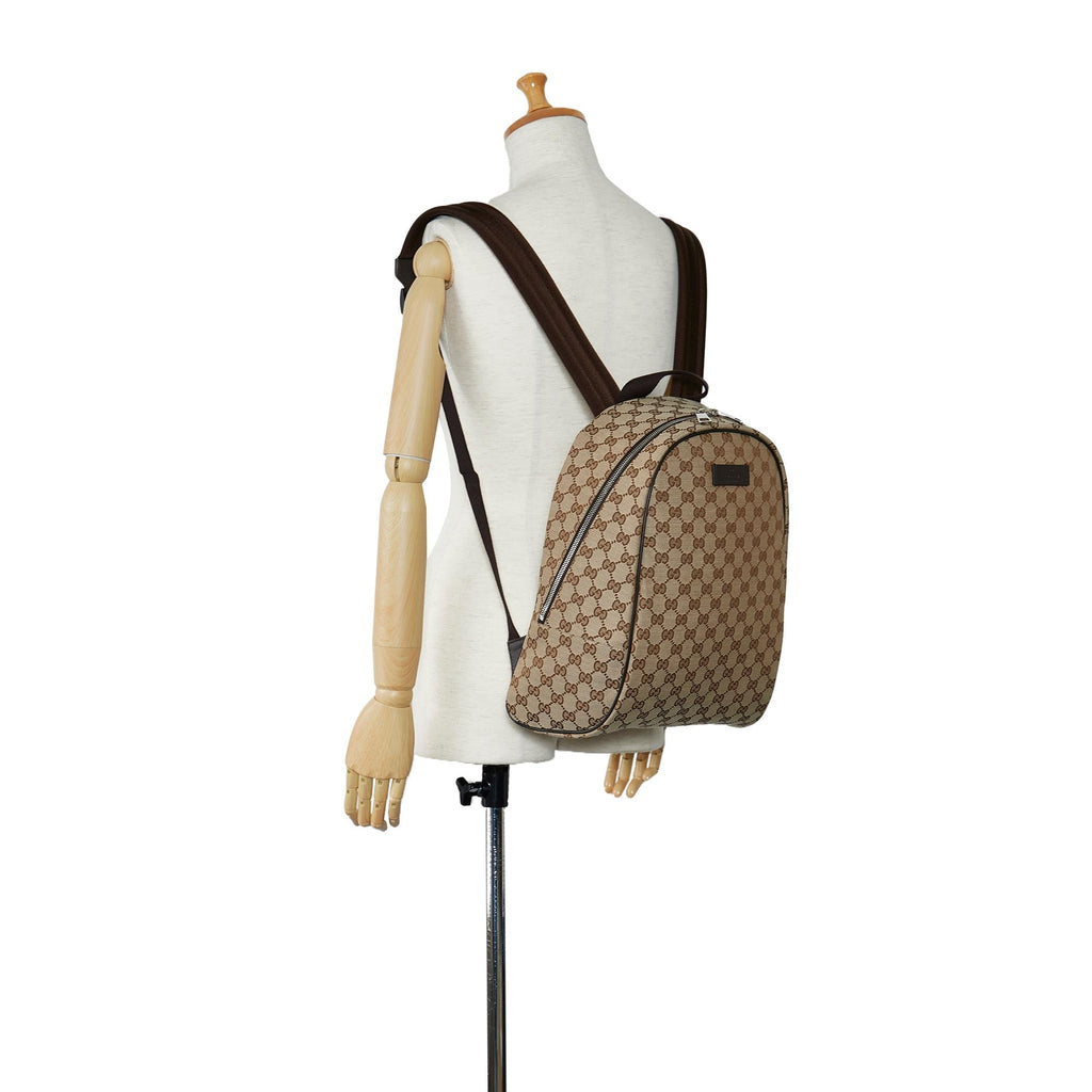 Gucci GG Canvas Backpack (SHG-sPLDgY)