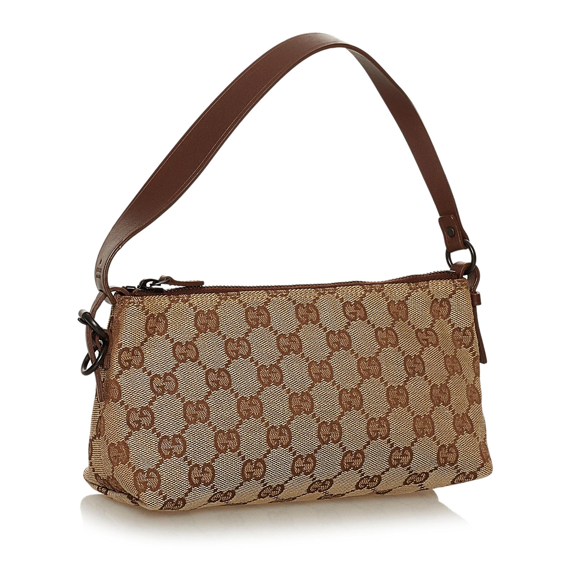Gucci Gucci Canvas Baguette (SHG-28682)