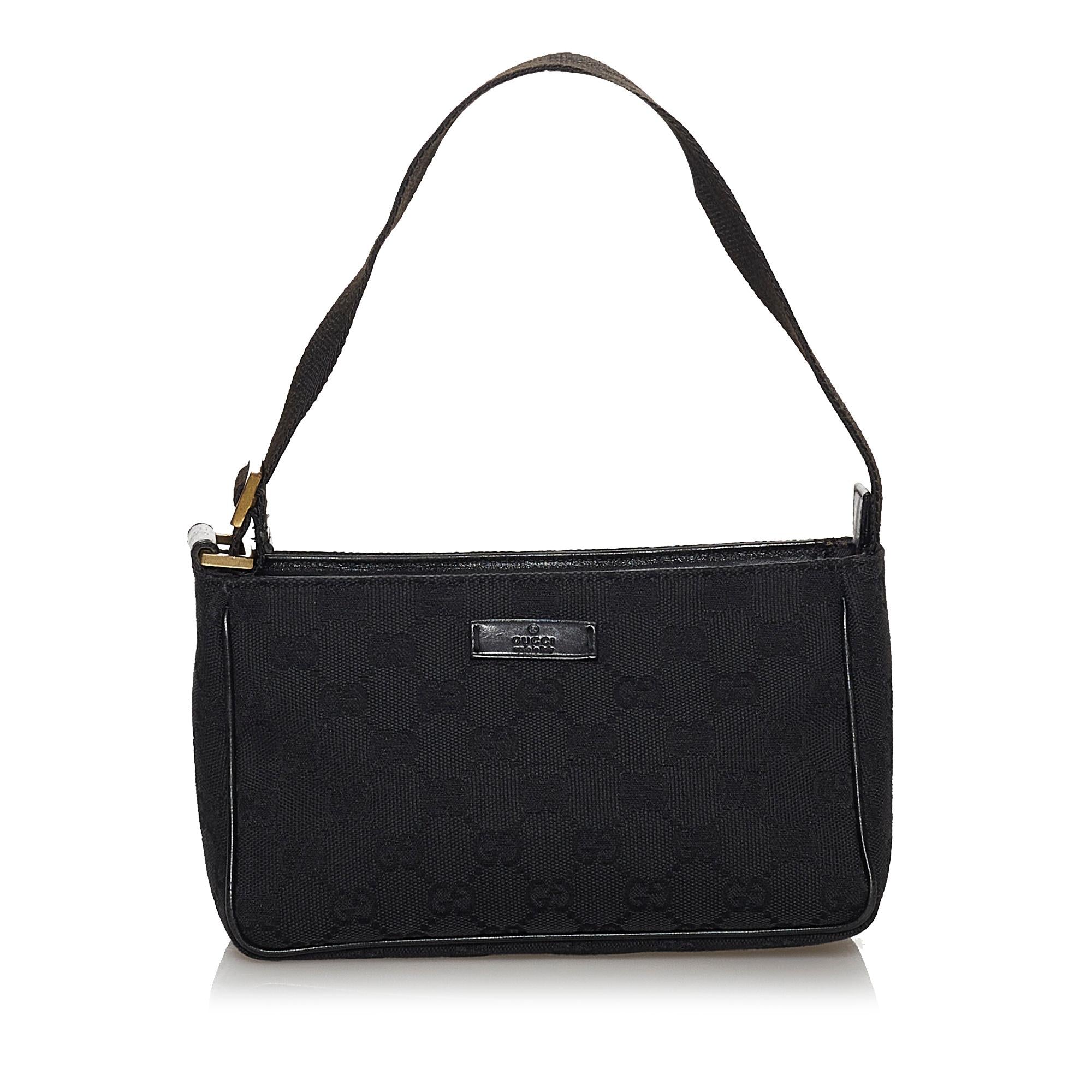Gucci Gucci Canvas Baguette (SHG-30605)