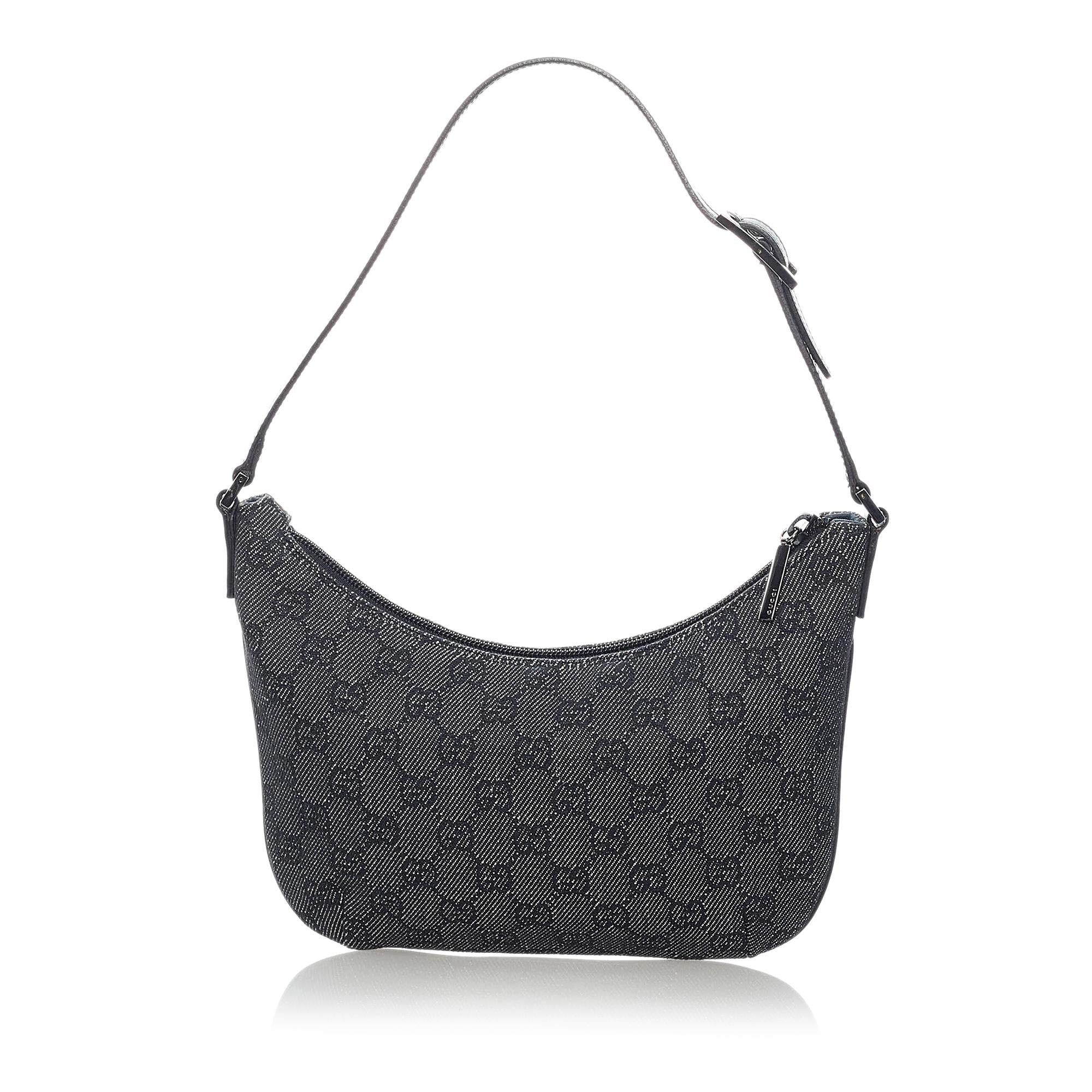 Gucci GG Canvas Baguette (SHG-31319)