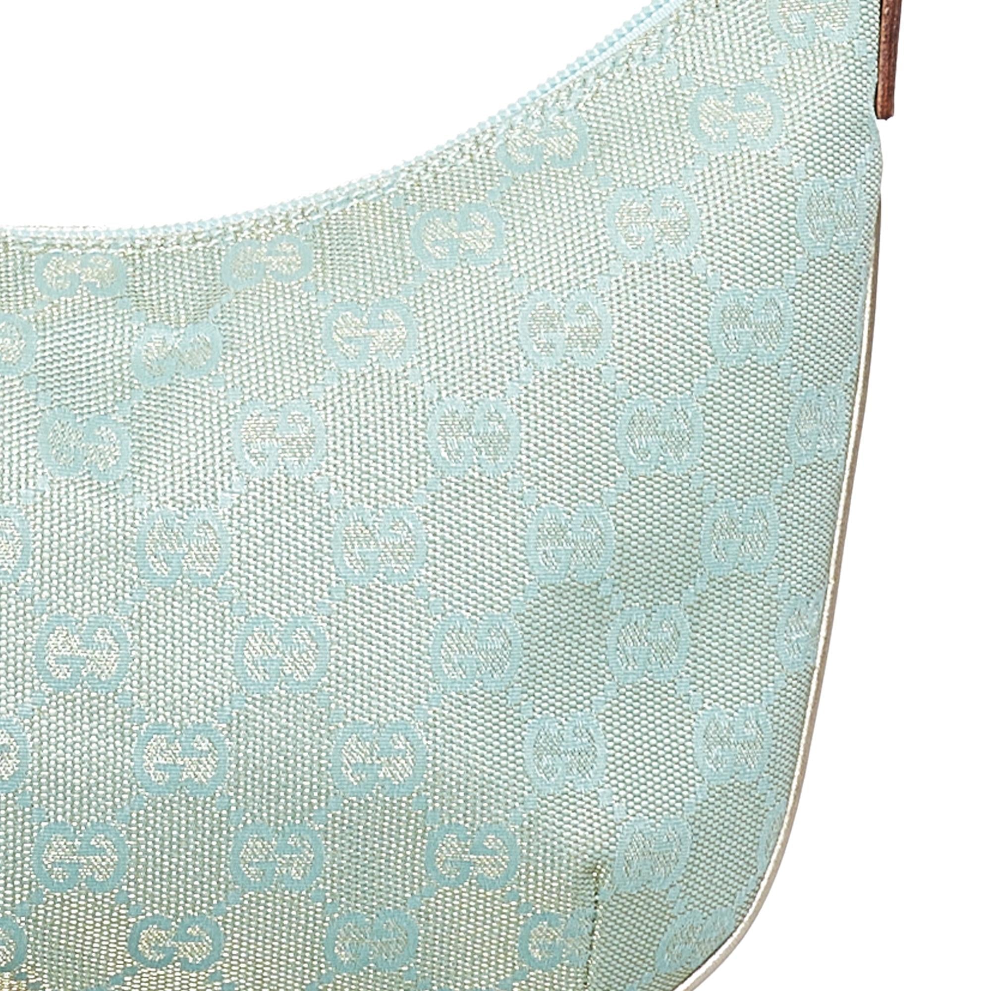 Gucci GG Canvas Baguette (SHG-31405)