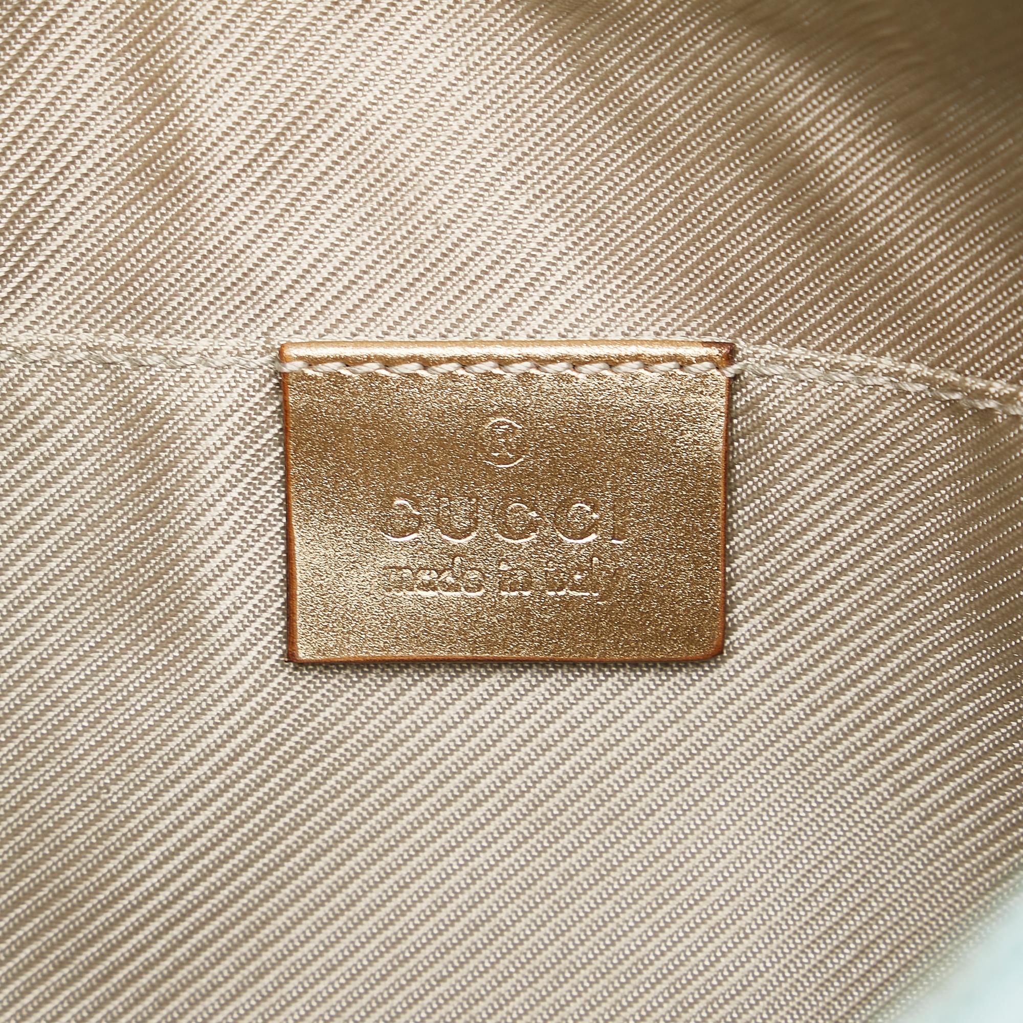 Gucci GG Canvas Baguette (SHG-31405)