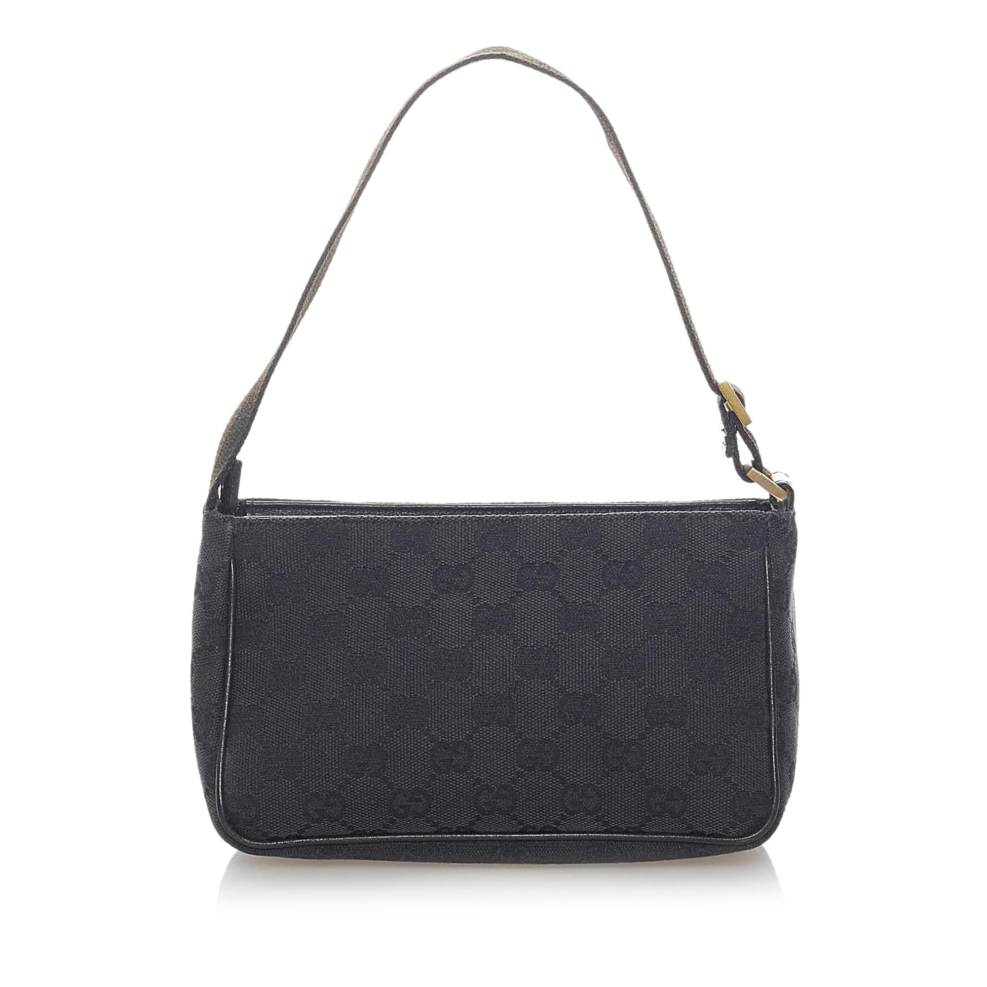 Gucci Gucci Canvas Baguette (SHG-33039)